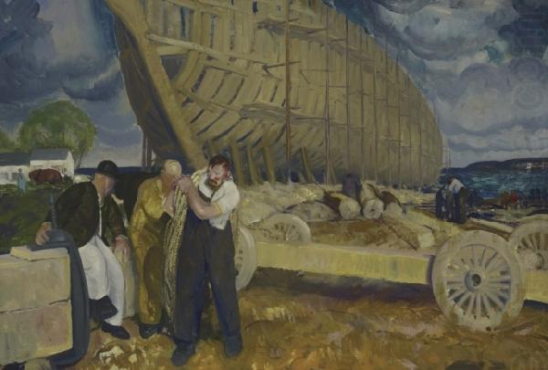 George Bellows Builders of Ships china oil painting image